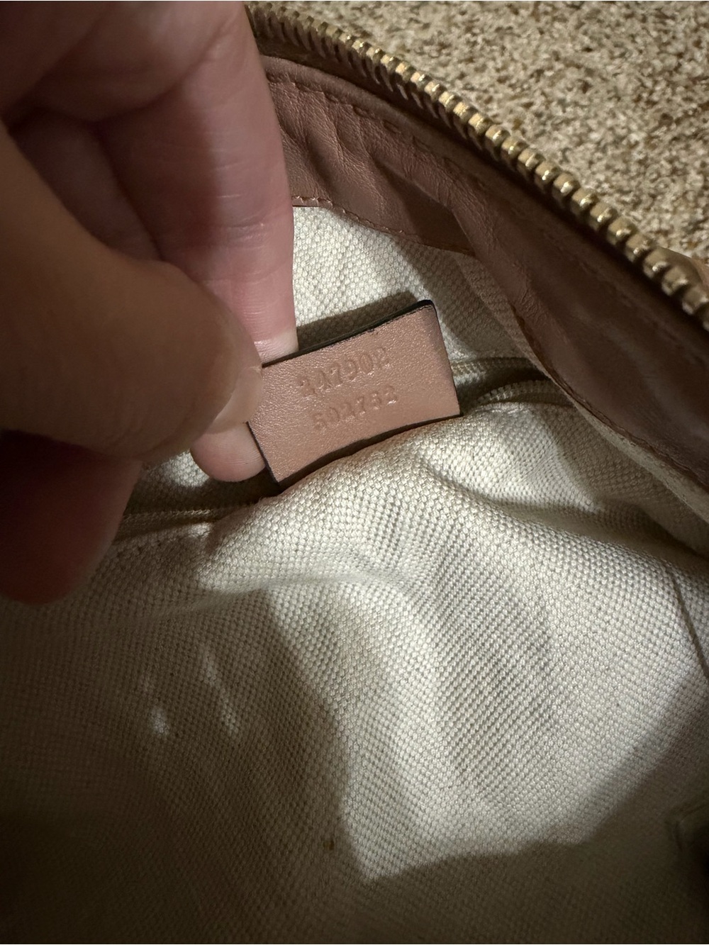 Gucci Sukey Tote - nude/blush - 23661081 comes with COA - Picture 11 of 15